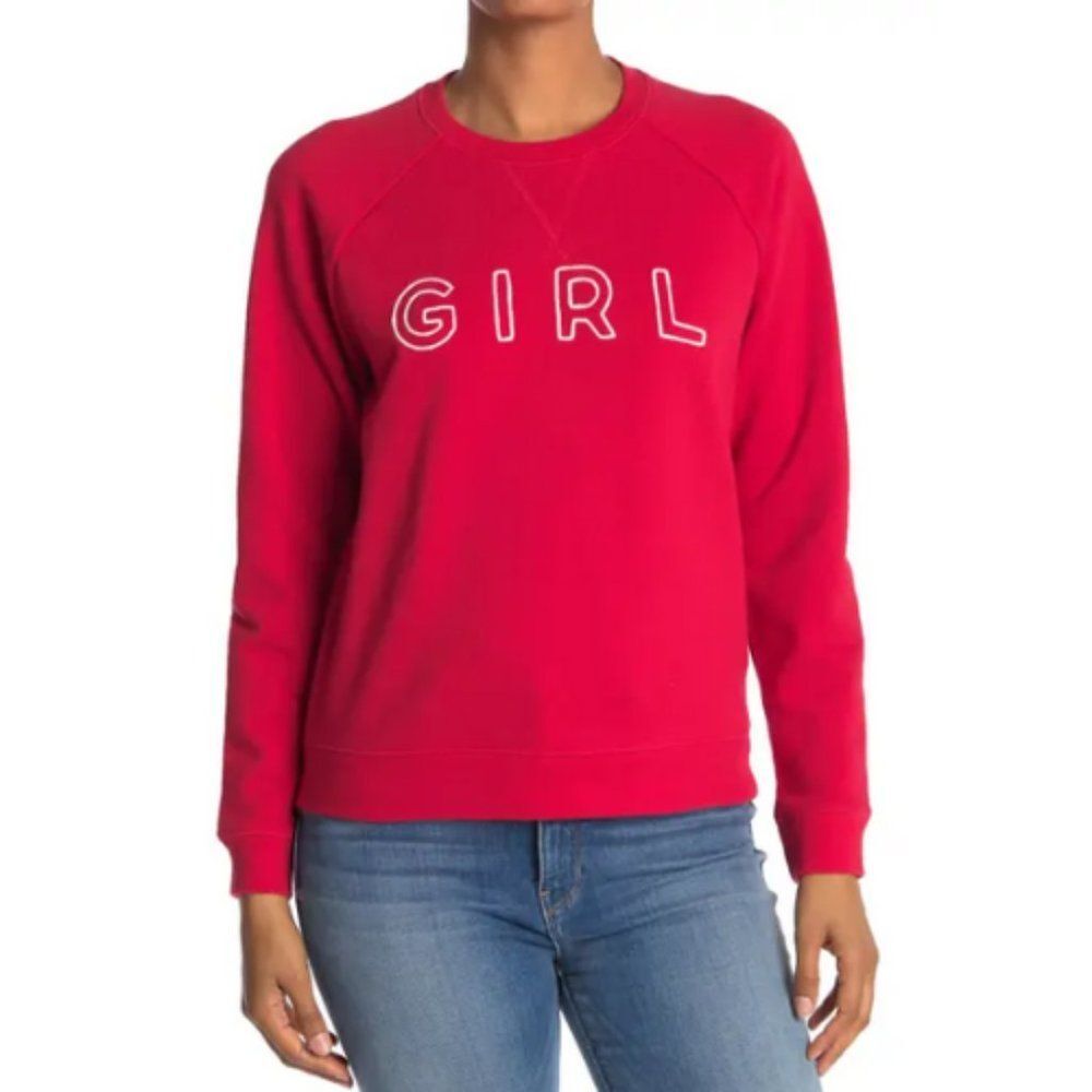 NWT Lucky Brand Raglan Sleeve Pullover Sweatshirt